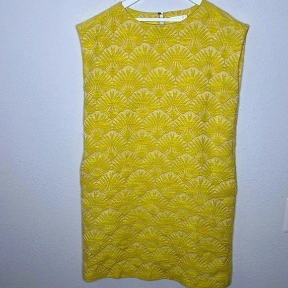 Ca’ Vagan Large bright yellow lined dress and pockets - Picture 1 of 6